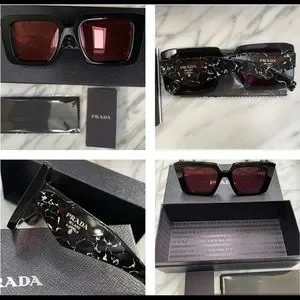 PRADA COLORFUL 2022 COLLECTION WITH THE PRADA ICONIC TRIANGLE LOGO SUNGLASSES Prada | Accessories | Prada Colorful Collection With The  main image 3